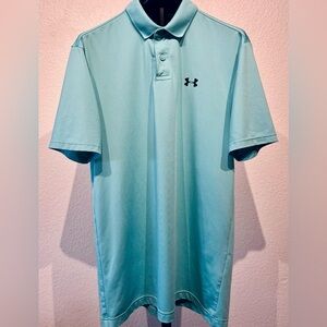Under Armour Performance Polo in Teal - Loose Fit - Size S (Men’s)